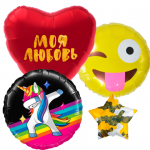 Сердца, Круги, Звезды, Квадраты