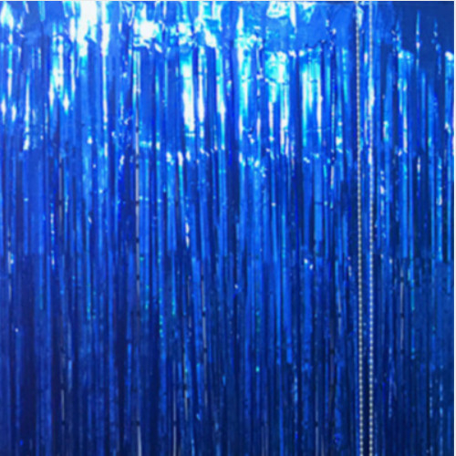 Занавес "Дождик" Синий