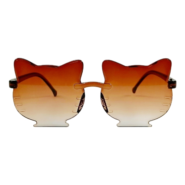 Карнавальные очки "Котенок" Коричневый