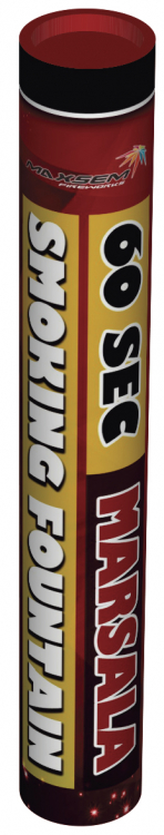 Цветной Дым вишневый 60 сек. h-220 мм, 1 шт.